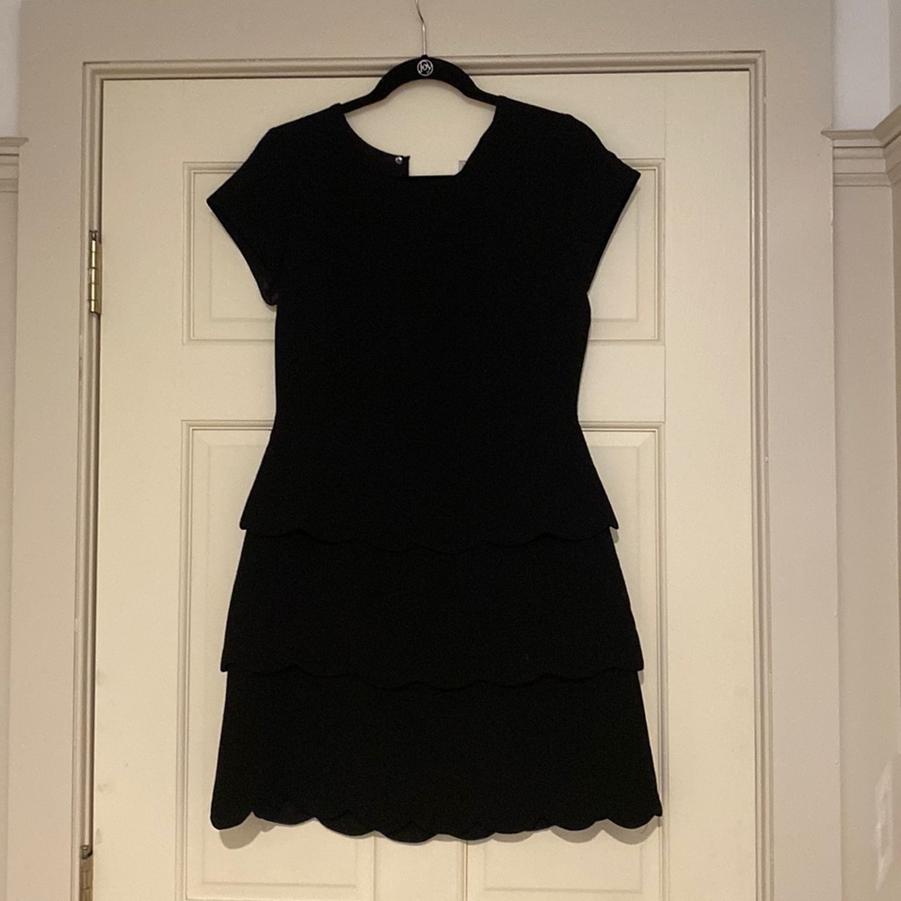 Club Monaco black tiered dress